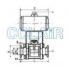GUQ-10(KF)，GUQ-16(KF)，GUQ-25(KF)，GUQ-32(KF)，氣動高真空球閥