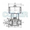 GUQ-10(F)，GUQ-16(F)，GUQ-25(F)，GUQ-32(F)，GUQ-40(F)，氣動高真空球閥