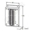 MDR-8 ,8點(diǎn)ON-OFF信號(hào)用 端子盤(pán)型避雷器