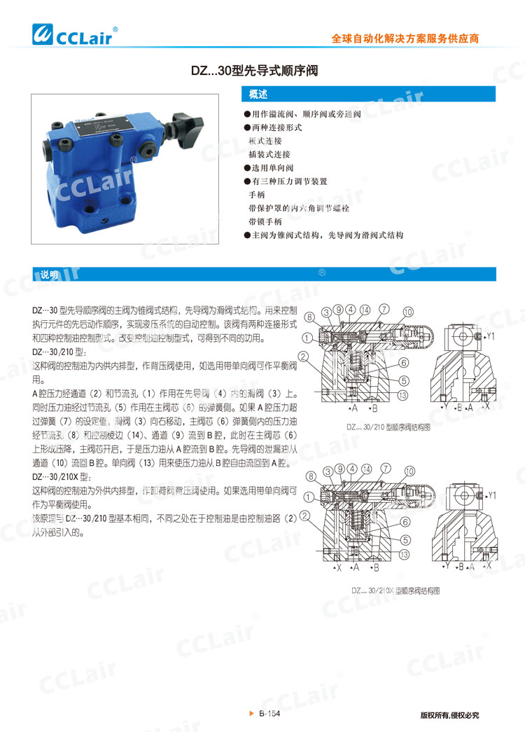 DZ 30型先導(dǎo)式順序閥-1 