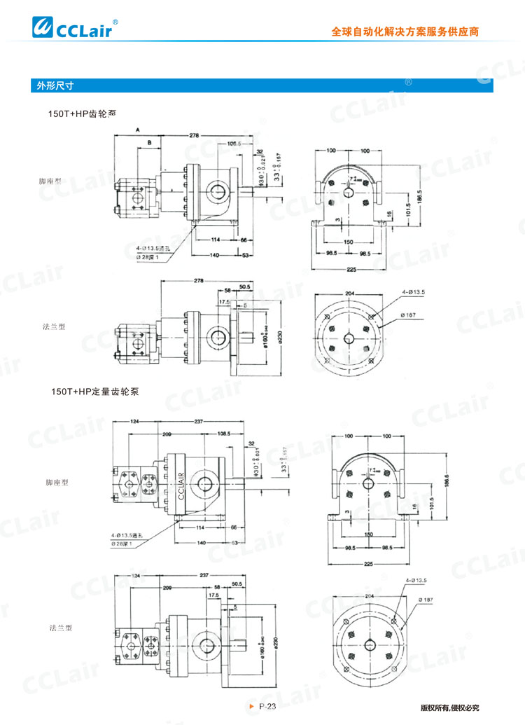 50T+HP，150T+HP定量高低壓組合泵-3