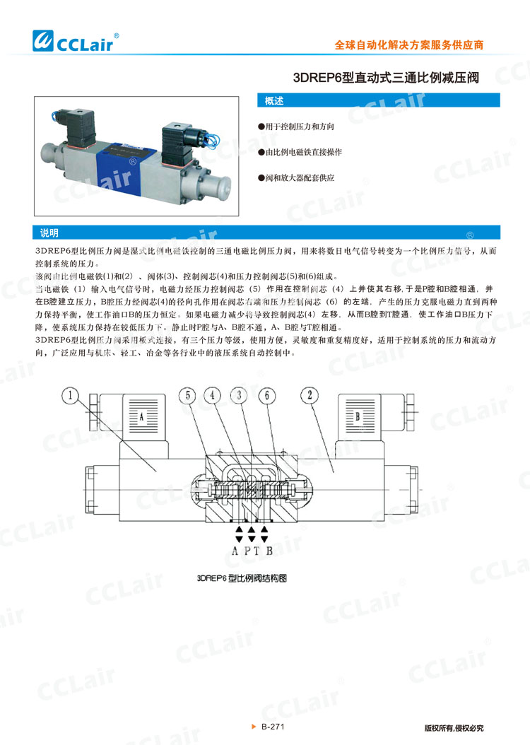 3DREP6型直動式三通比例減壓閥-1