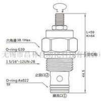 CCN-162-LAN,CCN-162-LCN,CCN-162-LEV,CCN-162-KAN,CCN-162-KEV,CCN-162-LEN,CCN-162-LAV,CCN-162-LCV,CCN-162-KCN, CCN-162-KEN,CCN-162-KAV,CCN-162-KCV,單向閥(口1通口2自由流,附調整桿)