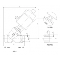 DIN11580-1/2/3,ISO4200/20371,DIN3239,ASME-BPE，焊接不銹鋼和鋁氣缸角座閥