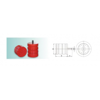 QS-HS1-600/740/940/1270/1480/1990/2540/3260/5200，QS-HS1-28/40/60/65/100/130/150/220/290/360/470，QS-HS1型聚氨酯緩沖器