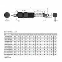 BDK64-50/100/150 BDK85-50/90/125/165，大型可調(diào)節(jié)液壓緩沖器BDK4225~115250