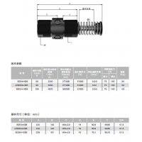 BDE64-50/100B，LEBDE64-50B，BDE64-50/100,LEBDE64-50，大型可調(diào)節(jié)液壓緩沖器BDE6425-64150