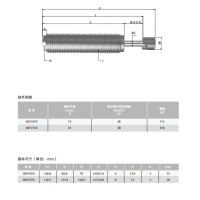 BSP2015,BSP2725，小型不可調(diào)節(jié)液壓緩沖器BSP2015~2715